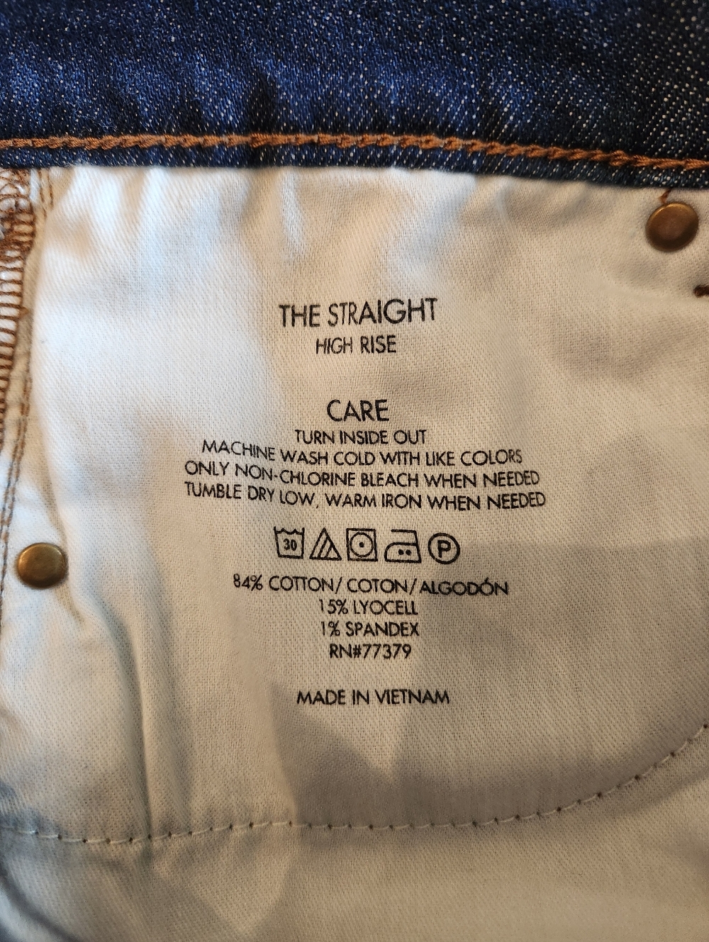 NEW Ann Taylor The Straight High Rise Jeans Size 8 - Picture 4 of 4
